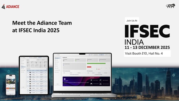 Meet the Adiance Team at IFSEC India 2025: Pioneering AI CCTV & Smart VMS Innovation