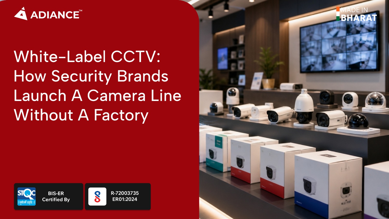 White-Label CCTV: How Security Brands Launch a Camera Line Without a Factory