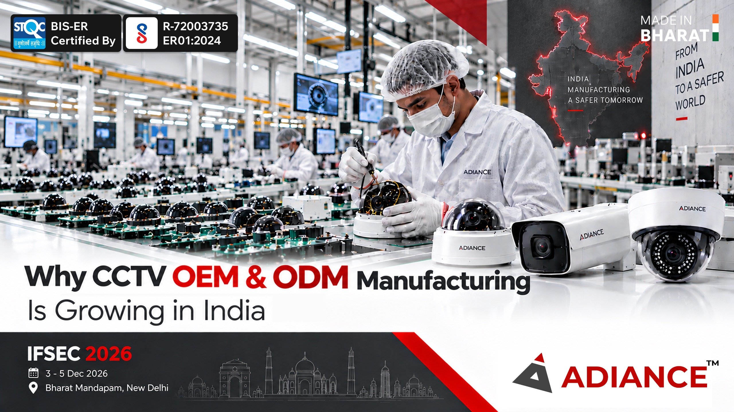 Why CCTV OEM and ODM Manufacturing Is Growing in India